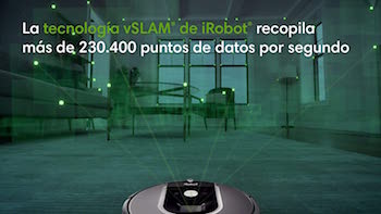 iRobot Roomba 960 Robot Aspirador Sensores Dirt Detect
